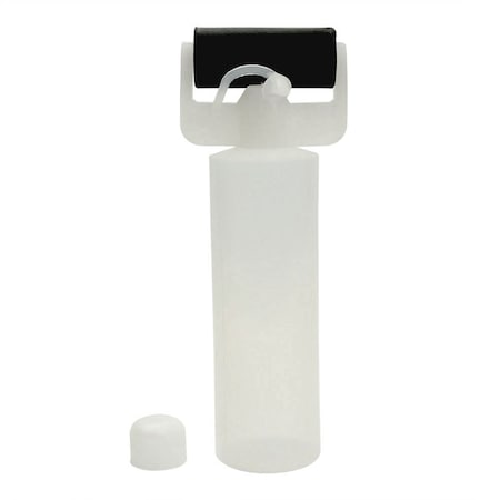 Big Horn Glue Roller Bottle, 2 1/2 in W, Plastic, Black/White 19044